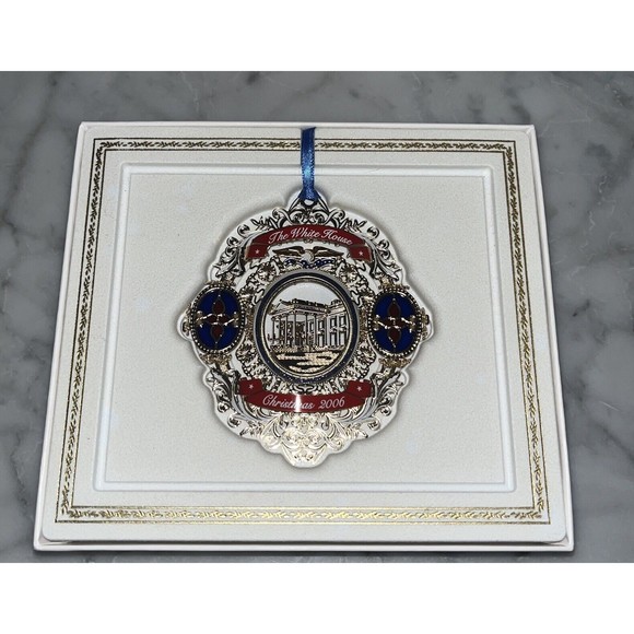 Official 2006 United States Congressional Holiday Ornament White House Historic - Picture 2 of 6
